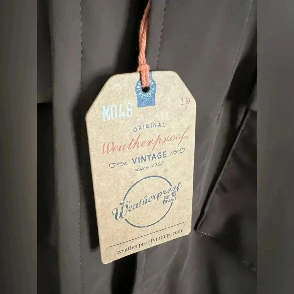 Weatherproof Vintage Brown Jacket with Pockets Size Large Men - Picture 9 of 10